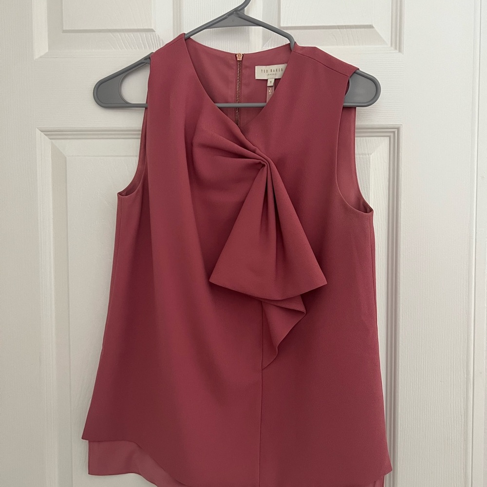 Ted Baker Mauve Sleeveless Blouse